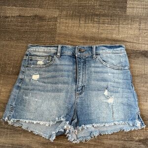 Denim Distressed Women Shorts